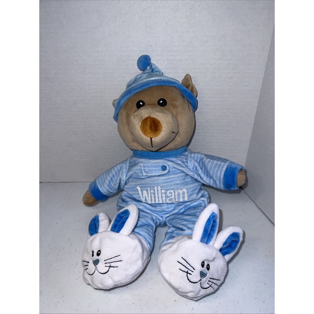 Personal Creations Teddy Bear Brown 14" Plush Stuffed Animal Toy Pajamas William